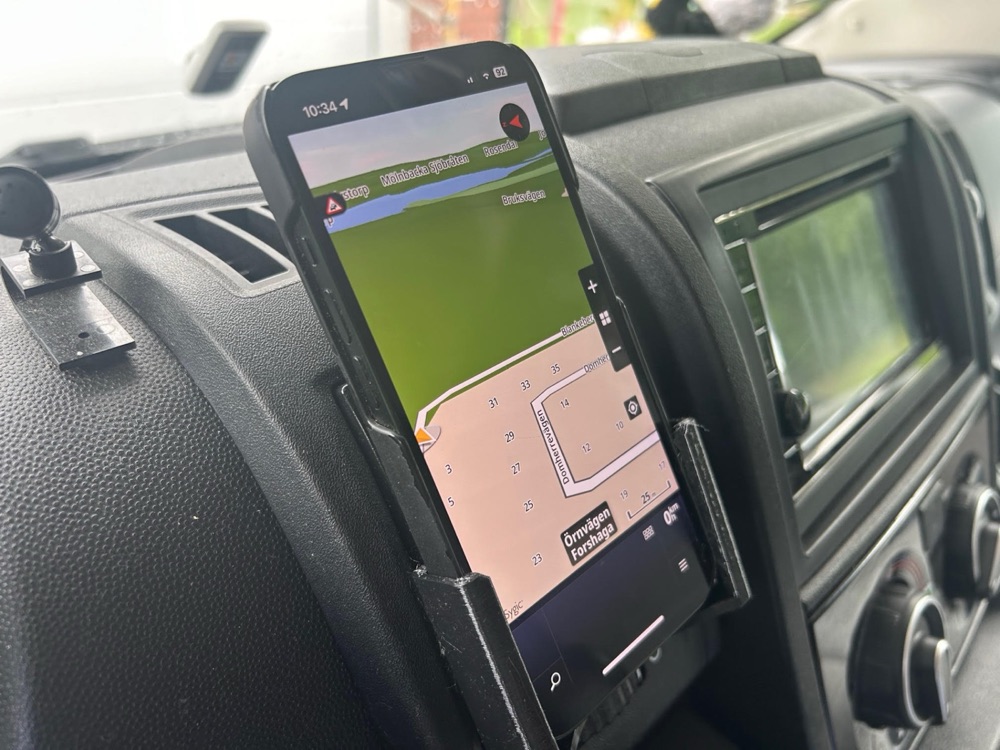 Fiat Ducato Torpido Üstü Telefon Tutucu