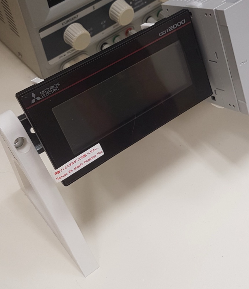 Mitsubishi GOT2000 HMI DIN Ray Klipsi görsel 2
