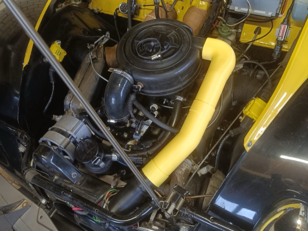 Citroën 2CV Soğutma Tüneli Hava Borusu (Üç Parçalı)