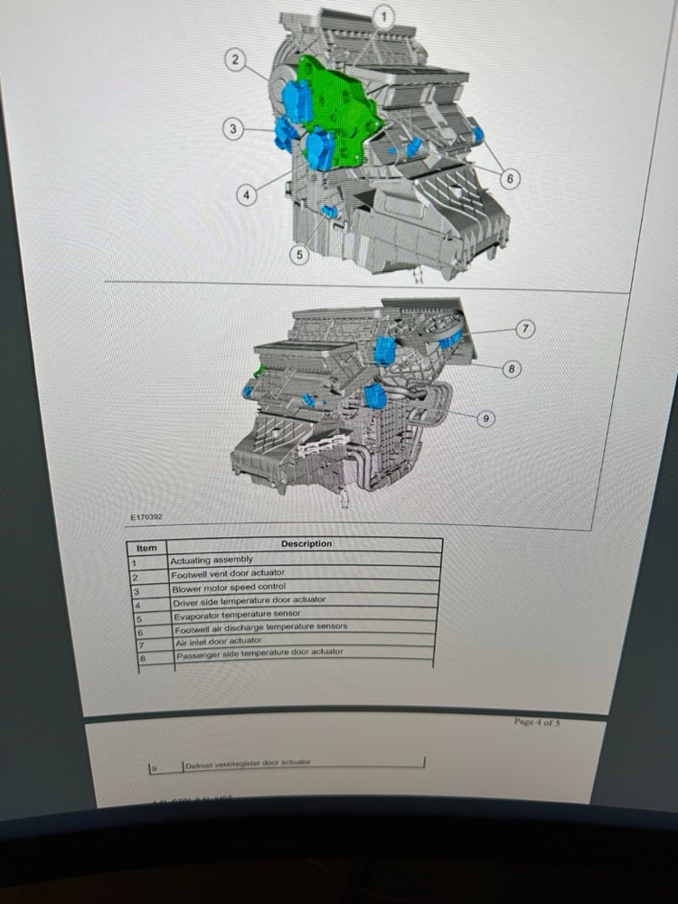 Ford Escape Blend Door Hizalama Aracı görsel 2