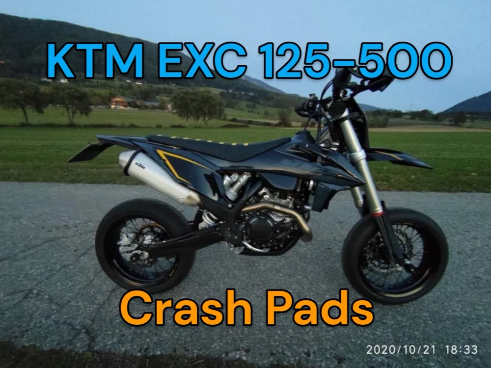 KTM EXC Çarpma Koruma Pedi (8mm Delikli)