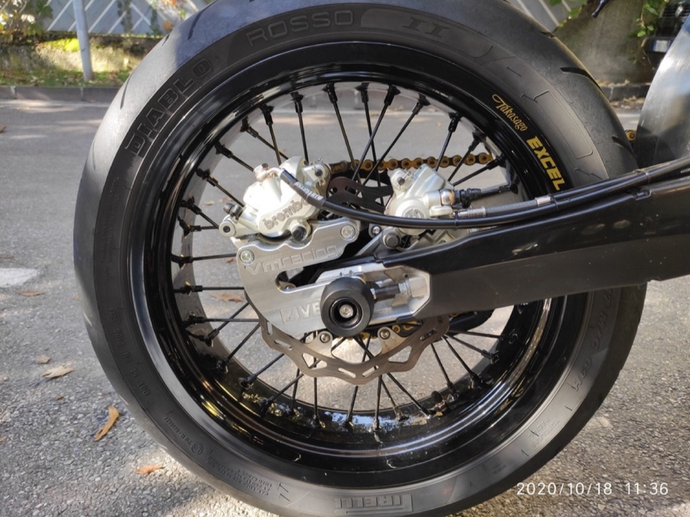 KTM EXC Çarpma Koruma Pedi (8mm Delikli) görsel 4