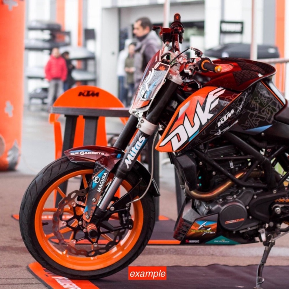 KTM/Duke 200 (2011-2015) MX Maske Tutucusu