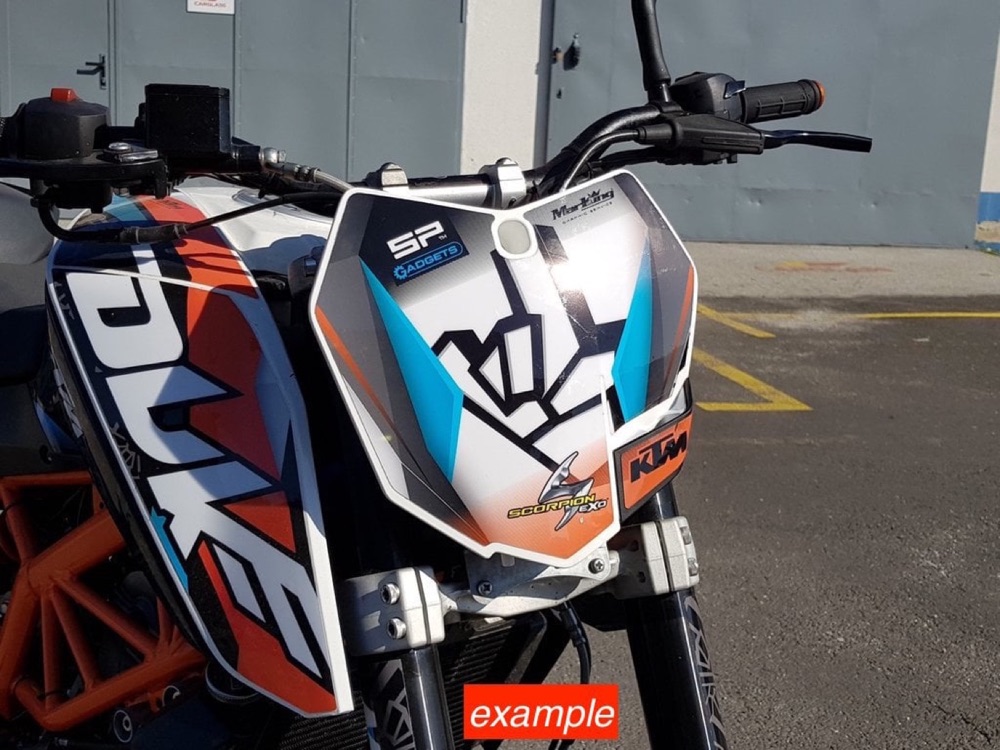 KTM/Duke 200 (2011-2015) MX Maske Tutucusu görsel 2