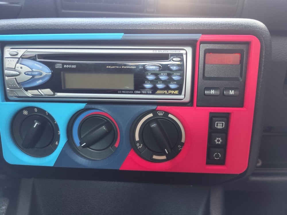 Panjur Trim Çerçevesi (BMW E36 Uyumlu, Renkli) görsel 3