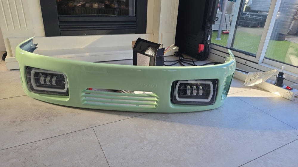 Piaggio Ape 50 LED lamba montaj plakası görsel 3