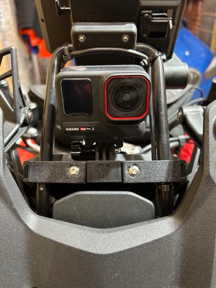 Aksiyon Kamerası Montaj Aparatı (BMW GS / GSA / XR Navigasyon Braketi Uyumlu) görsel 2