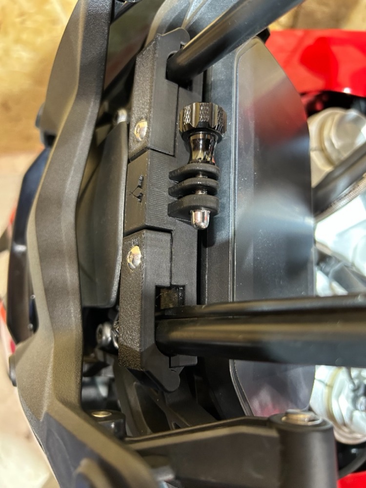 Aksiyon Kamerası Montaj Aparatı (BMW GS / GSA / XR Navigasyon Braketi Uyumlu) görsel 3
