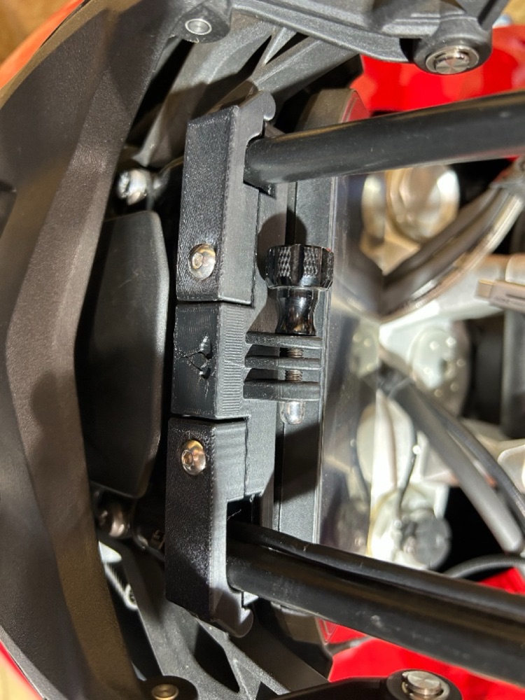 Aksiyon Kamerası Montaj Aparatı (BMW GS / GSA / XR Navigasyon Braketi Uyumlu) görsel 4