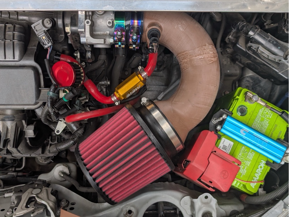 Honda Fit GK Emiş Borusu ve Hava Kepçesi görsel 2