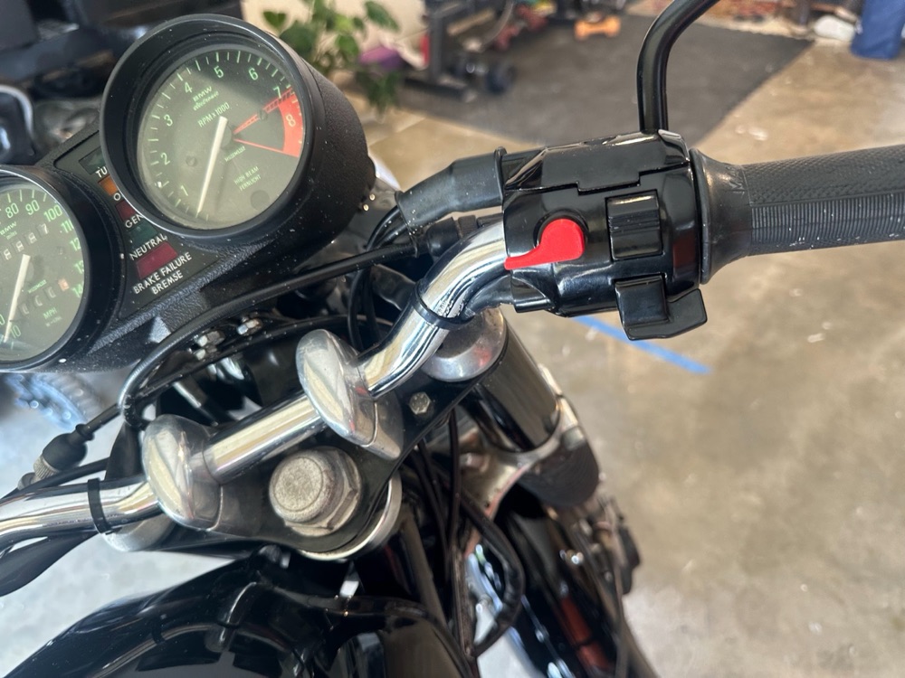 Motor Durdurma (Kill Switch) Düğmesi (BMW R80 1975 Uyumlu)