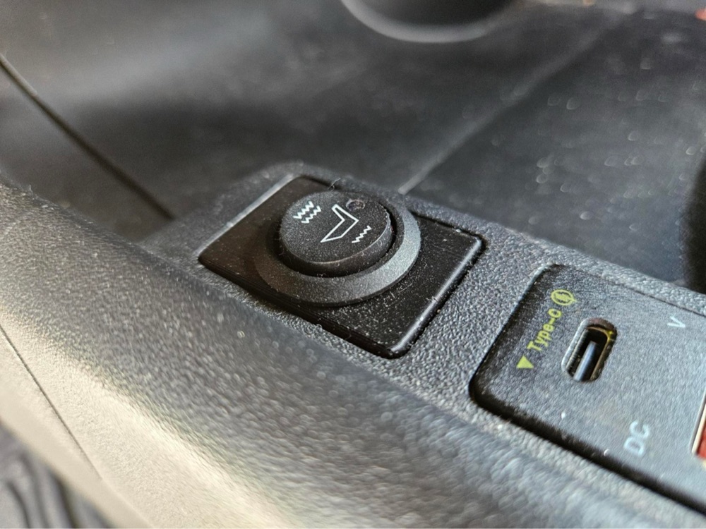 Toyota koltuk ısıtma anahtarı yuvası