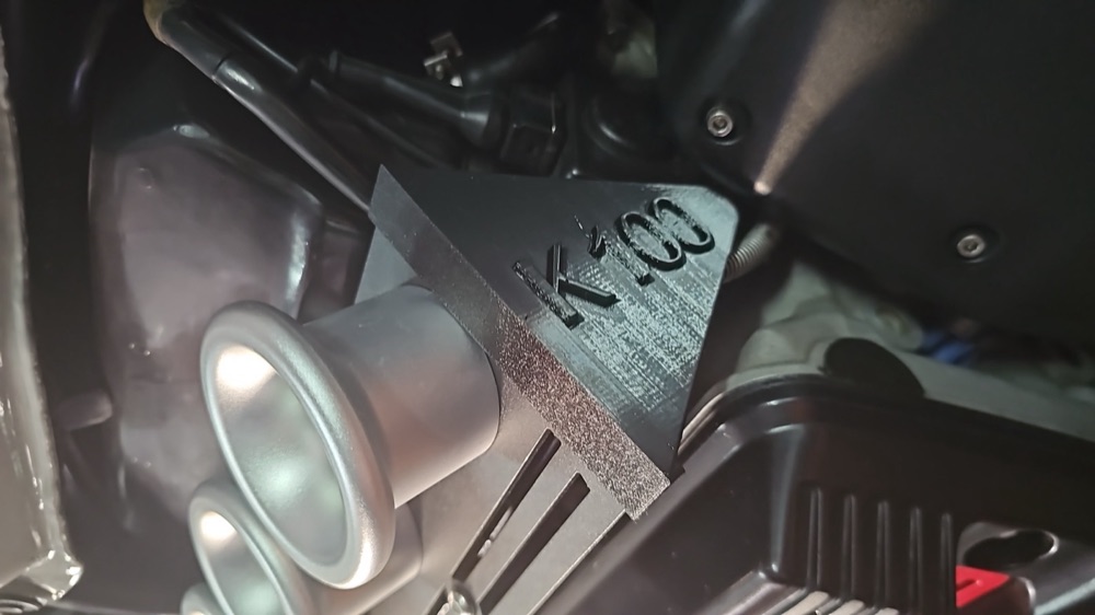 BMW K100 Cafe Racer Uyumlu Hava Girişi Kapağı görsel 2