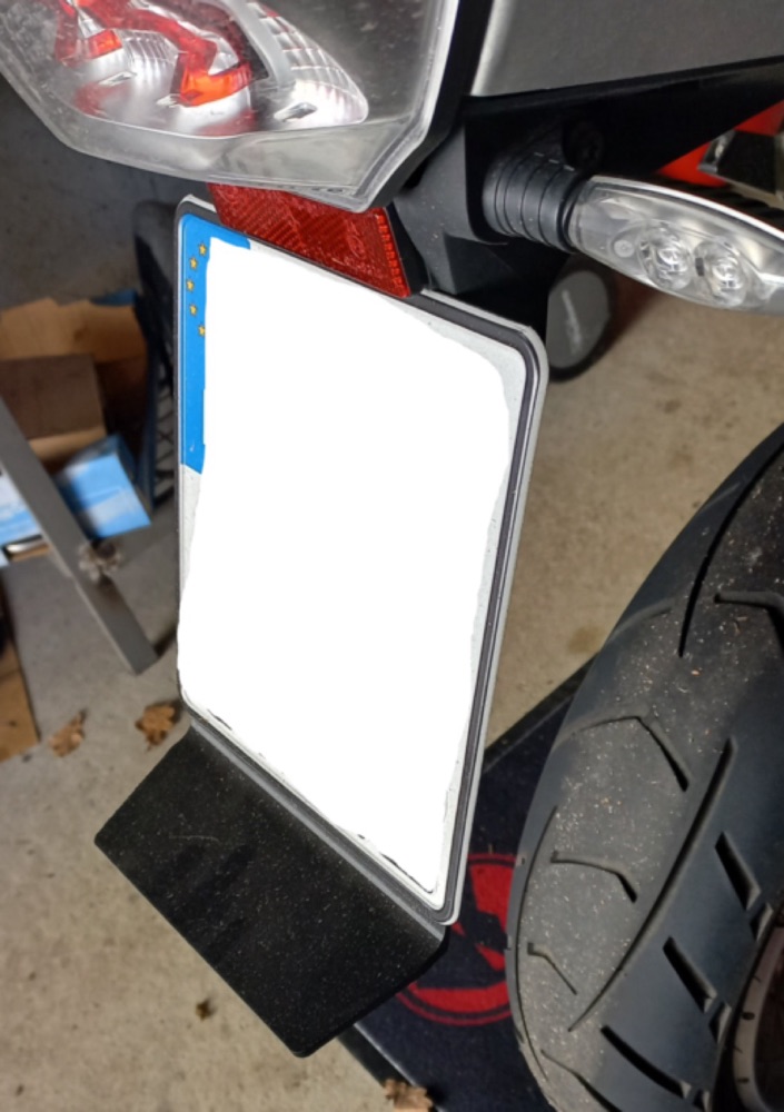 Arka Çamur Sıyırıcı Plaka (BMW R1200 GS LC 2013 Uyumlu)