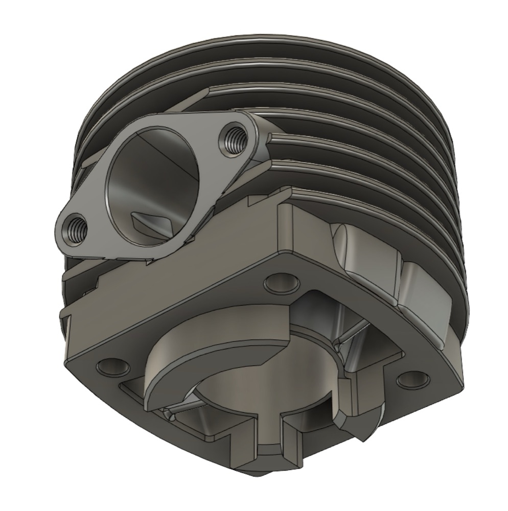 Vespa Smallframe 50 cc silindir parçası