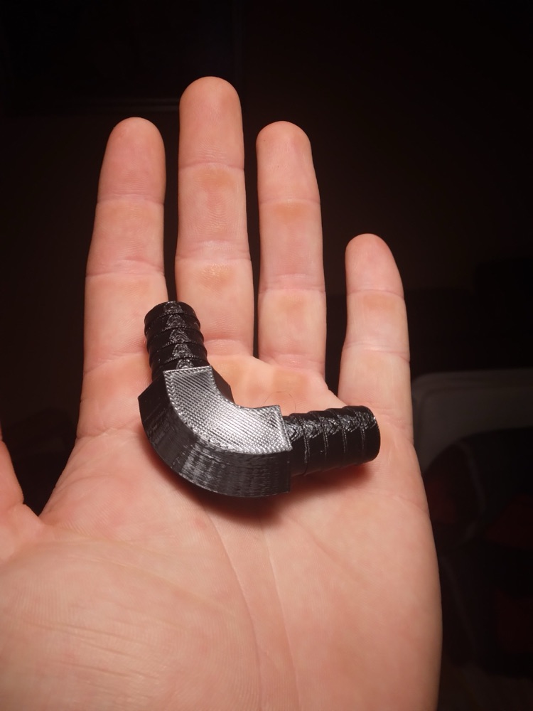 90 Derece Hortum Dirseği 16 mm (BMW M20 Emme Manifoldu Uyumlu) görsel 2