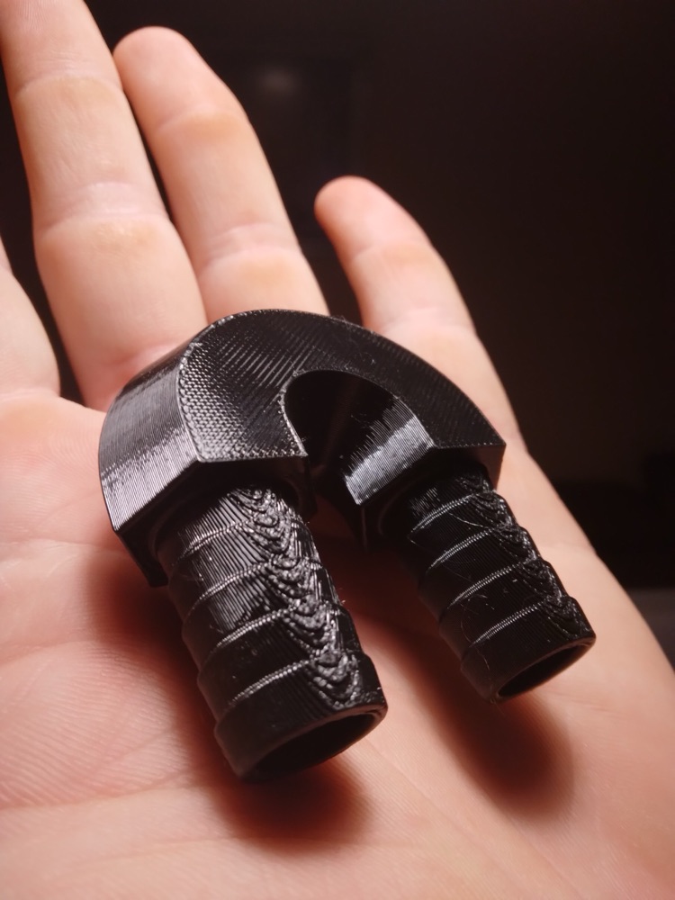180 Derece Hortum Dirseği 16 mm (BMW M20 Emme Manifoldu Uyumlu) görsel 4