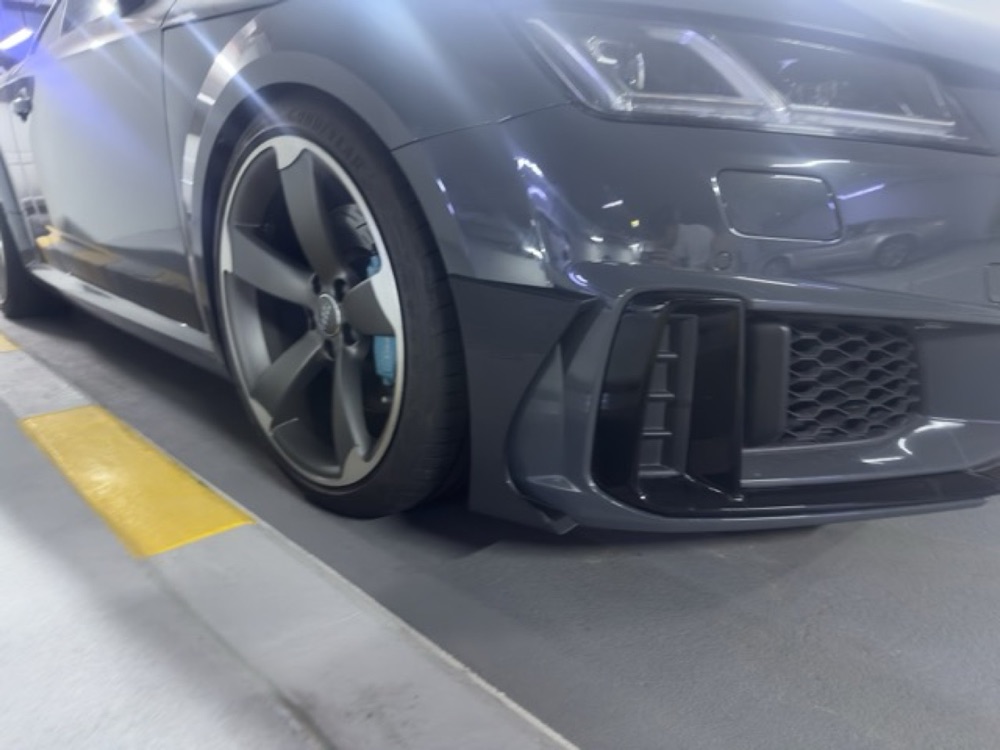 Audi TT Mk3 8S Facelift Ön Tampon Canard görsel 3