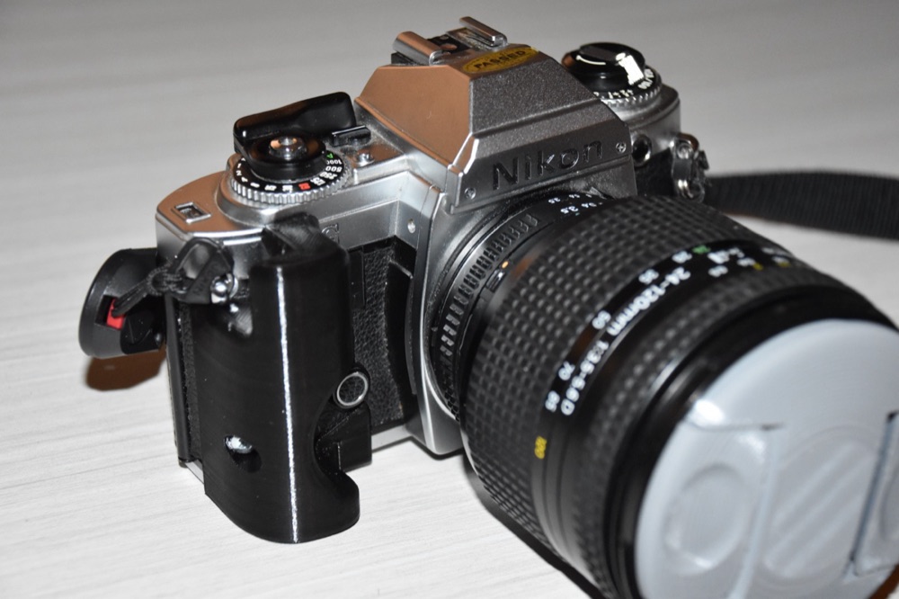 Nikon FG için Derin Tutamak (Orijinal Tutamağın Yerine Geçer, M3 Vidalı)