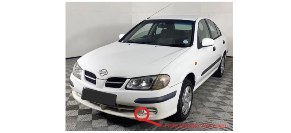 Nissan Almera 2002 Ön Tampon Çeki Demiri Kapağı görsel 3
