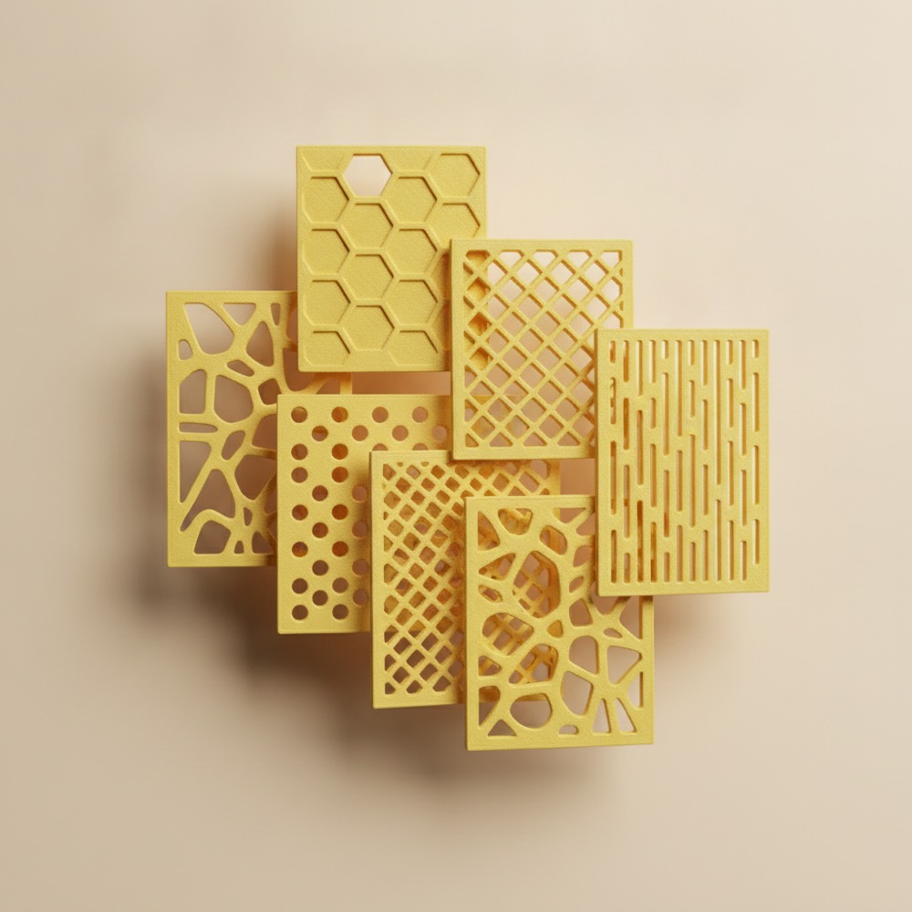 Ölçüye Özel Petek / Delikli Panel & Grid (Altlık · Filtre · Menfez)