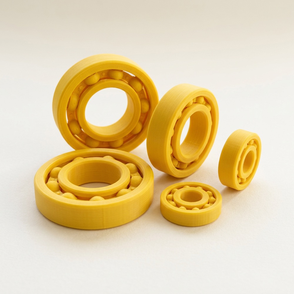 Ölçüye Özel Rulman / Bilyalı Yatak (Plastik Bearing) görsel 2
