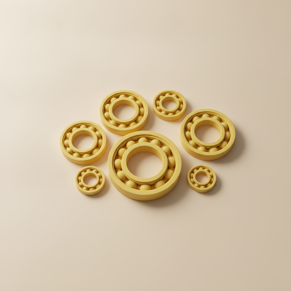 Ölçüye Özel Rulman / Bilyalı Yatak (Plastik Bearing)