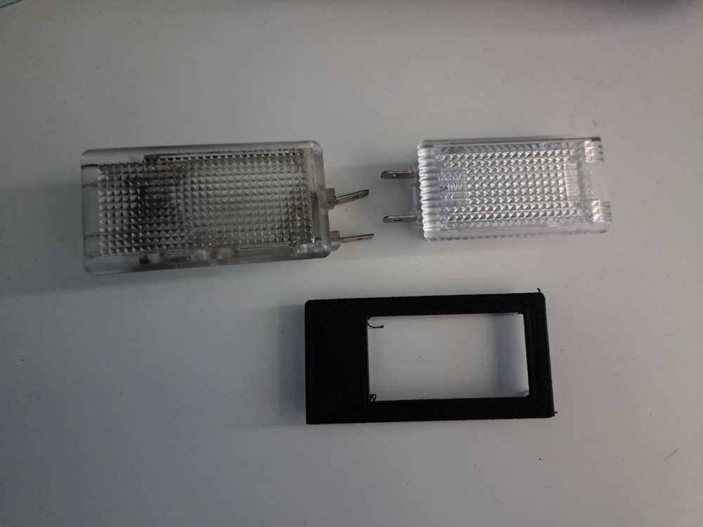Opel Astra H Torpido Lambası Adaptör Çerçevesi görsel 4