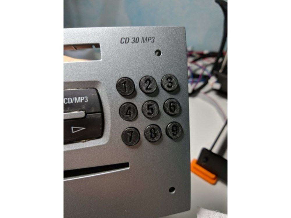 Opel CD30 MP3 Radyo Tuş Takımı Seti görsel 4
