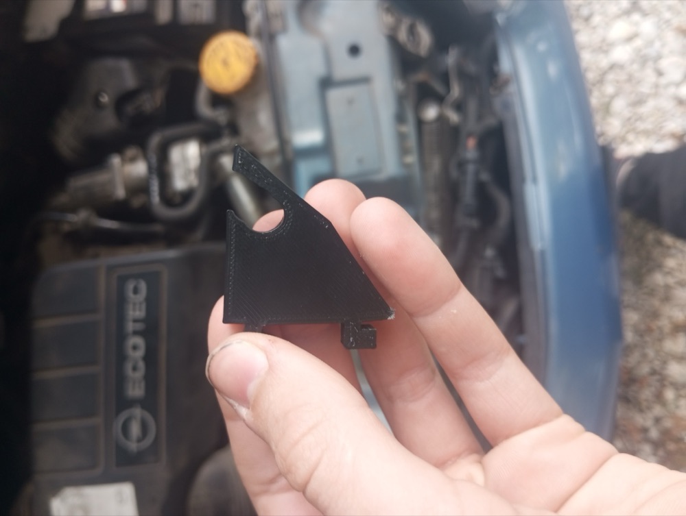 Opel Combo Corsa Meriva Kaput İstinat Demiri Klipsi görsel 2