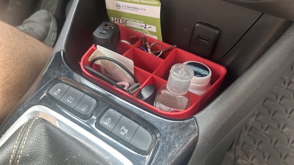 Opel Crossland Konsol İçi Düzenleyici Organizer