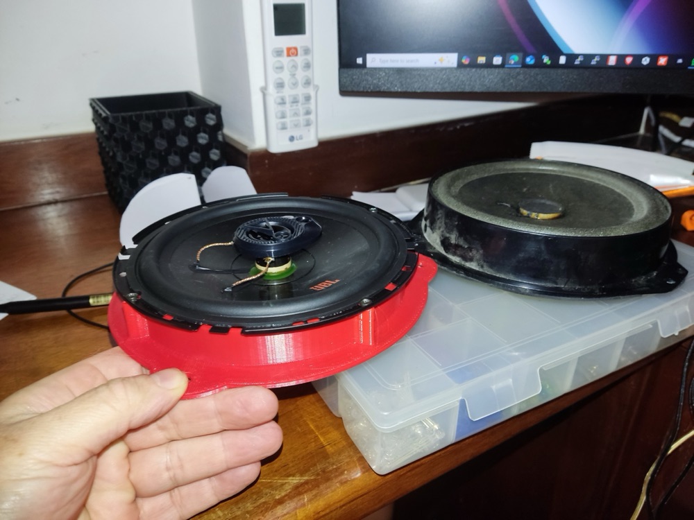 Opel Vectra B Ön Kapı Hoparlör Kasnağı Adaptörü görsel 2
