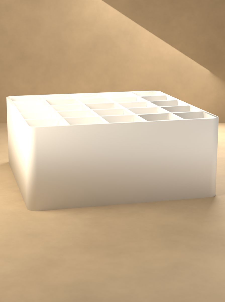 Organizer Kutu (60 × 60 × 25 mm, 5 × 5 Gözlü) görsel 3