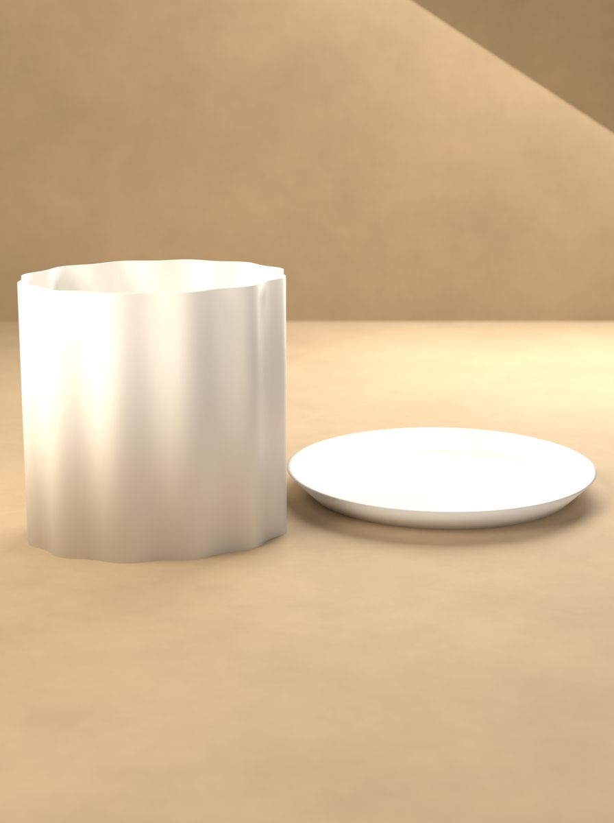 Oval Kanallı Saksı (100 × 75 mm, 100 mm Yükseklik, 12 Kanal, Altlık Tabaklı, Drenaj Delikli) görsel 3