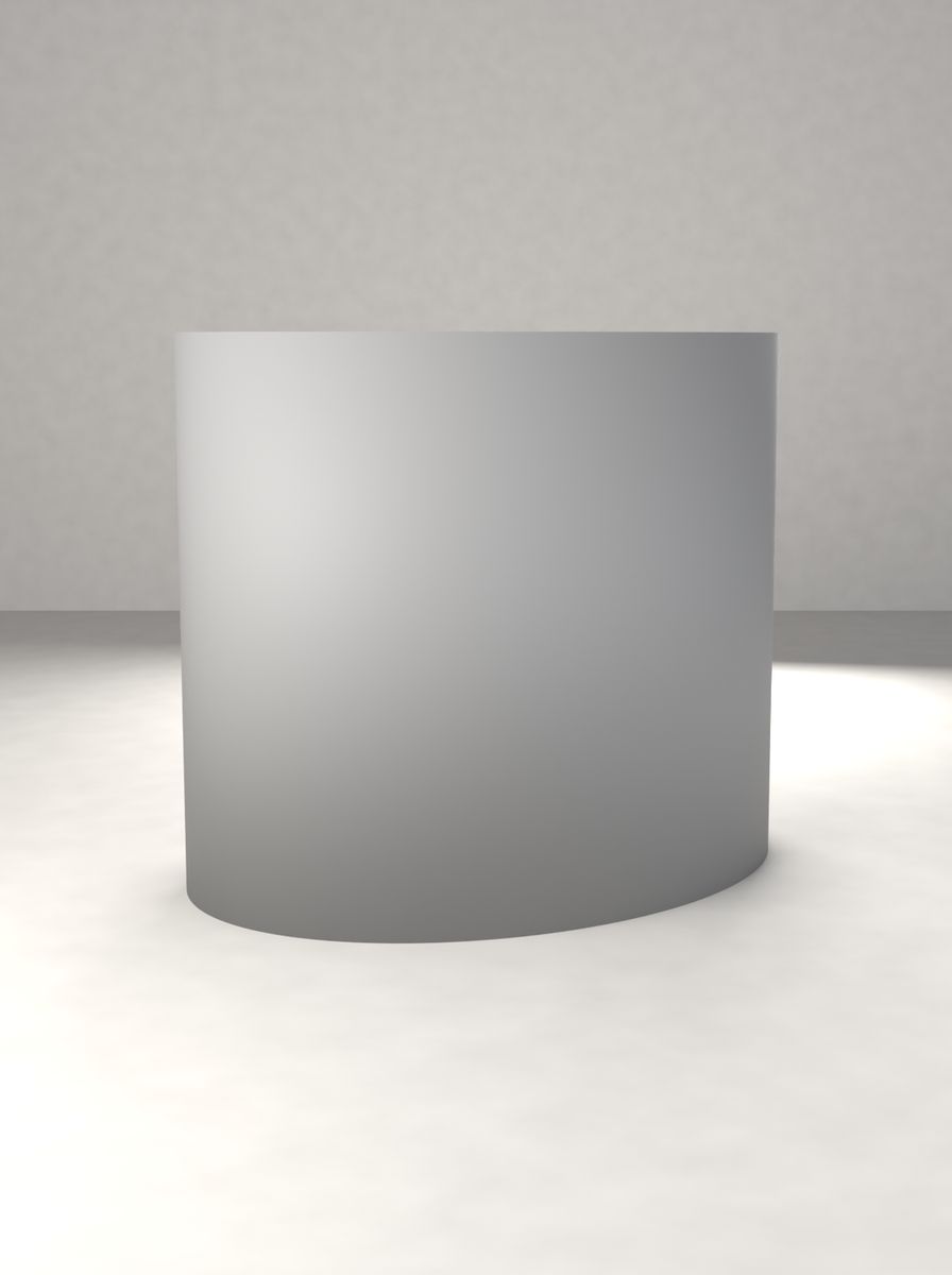 Oval Saksı (120 × 90 mm, 100 mm Yükseklik, Drenaj Delikli) görsel 2