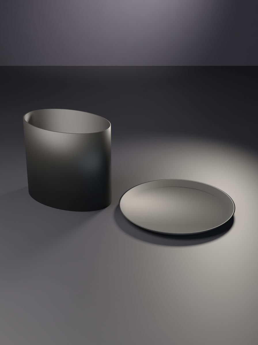 Oval Saksı (140 × 91 mm, 120 mm Yükseklik, Altlık Tabaklı, Drenaj Delikli)