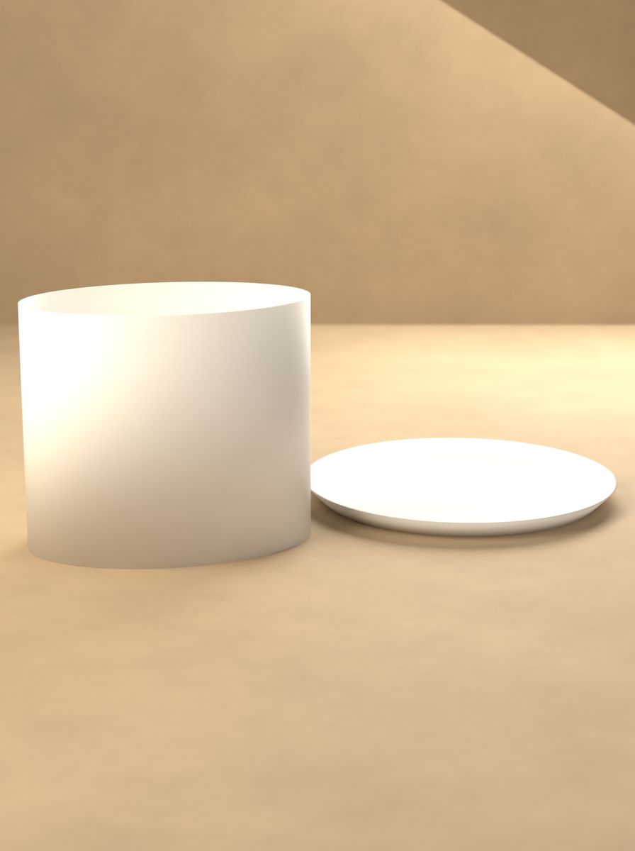 Oval Saksı (140 × 91 mm, 120 mm Yükseklik, Altlık Tabaklı, Drenaj Delikli) görsel 3