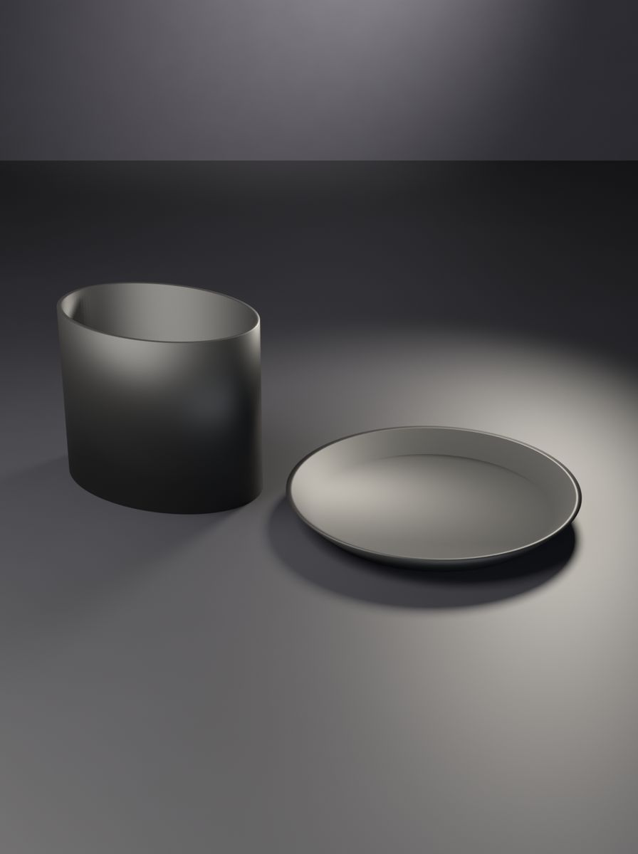Oval Saksı (85 × 59,5 mm, 70 mm Yükseklik, Altlık Tabaklı, Drenaj Delikli)