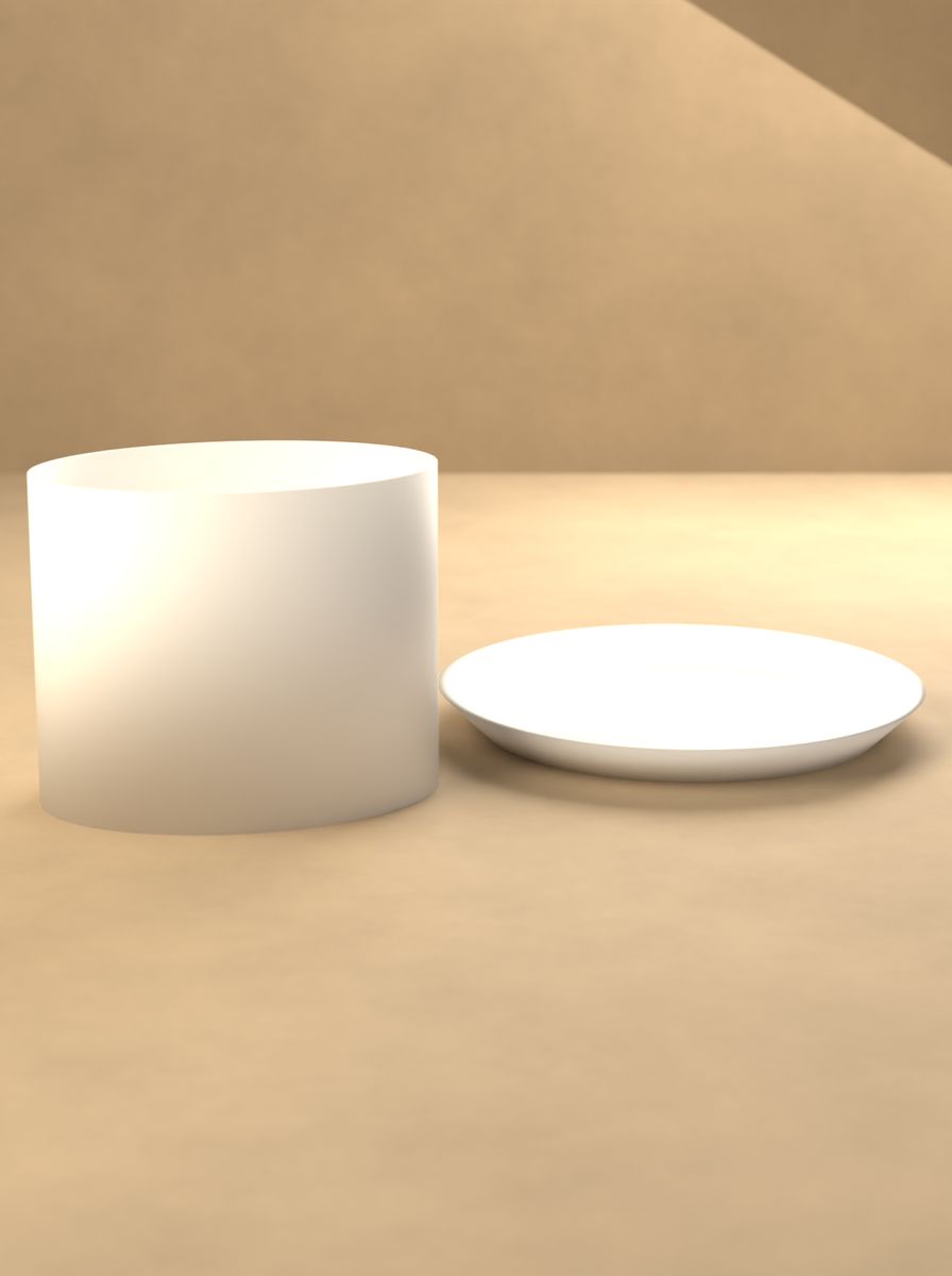 Oval Saksı (85 × 59,5 mm, 70 mm Yükseklik, Altlık Tabaklı, Drenaj Delikli) görsel 3