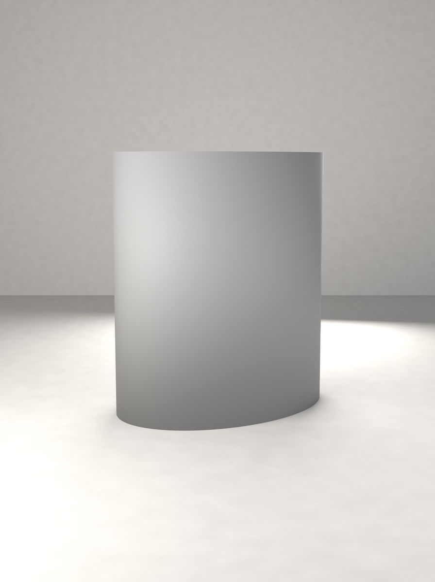 Oval Saksı (90 × 63 mm, 100 mm Yükseklik, Drenaj Delikli) görsel 2