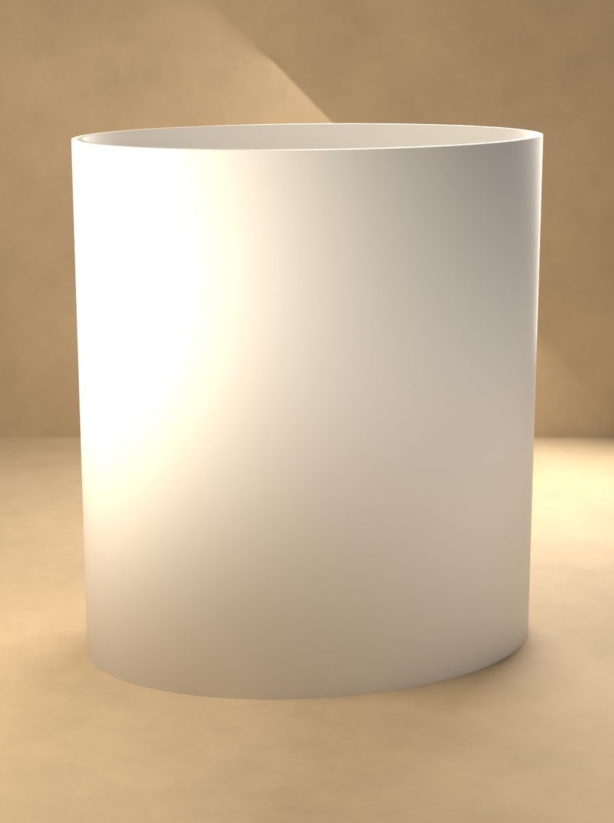 Oval Saksı (90 × 63 mm, 100 mm Yükseklik, Drenaj Delikli) görsel 3