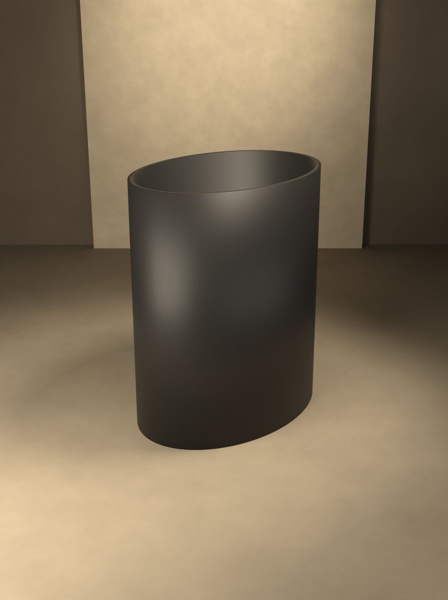 Oval Saksı (90 × 63 mm, 100 mm Yükseklik, Drenaj Delikli) görsel 4