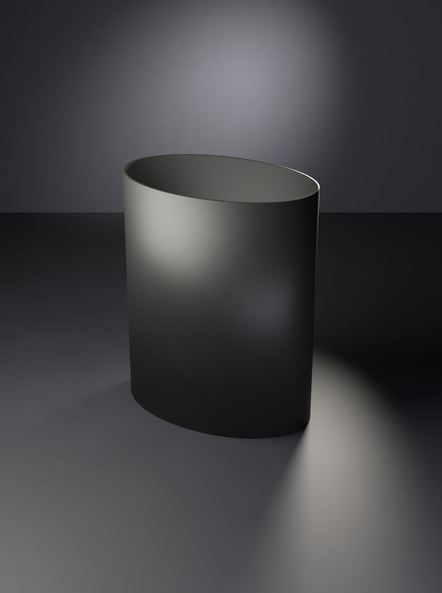 Oval Vazo (100 × 65 mm, 120 mm Yükseklik)