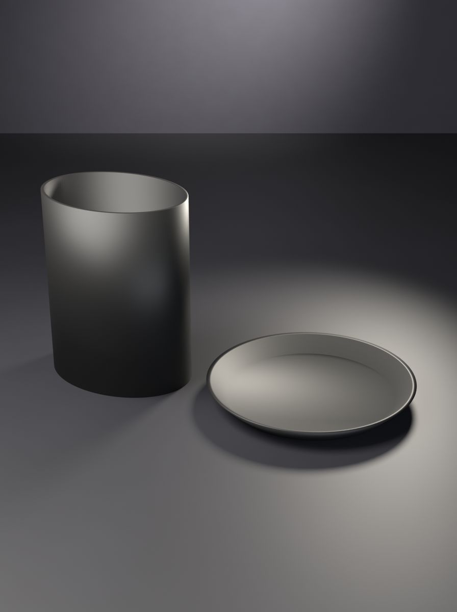 Oval Vazo (80 × 60 mm, 100 mm Yükseklik, Altlık Tabaklı)