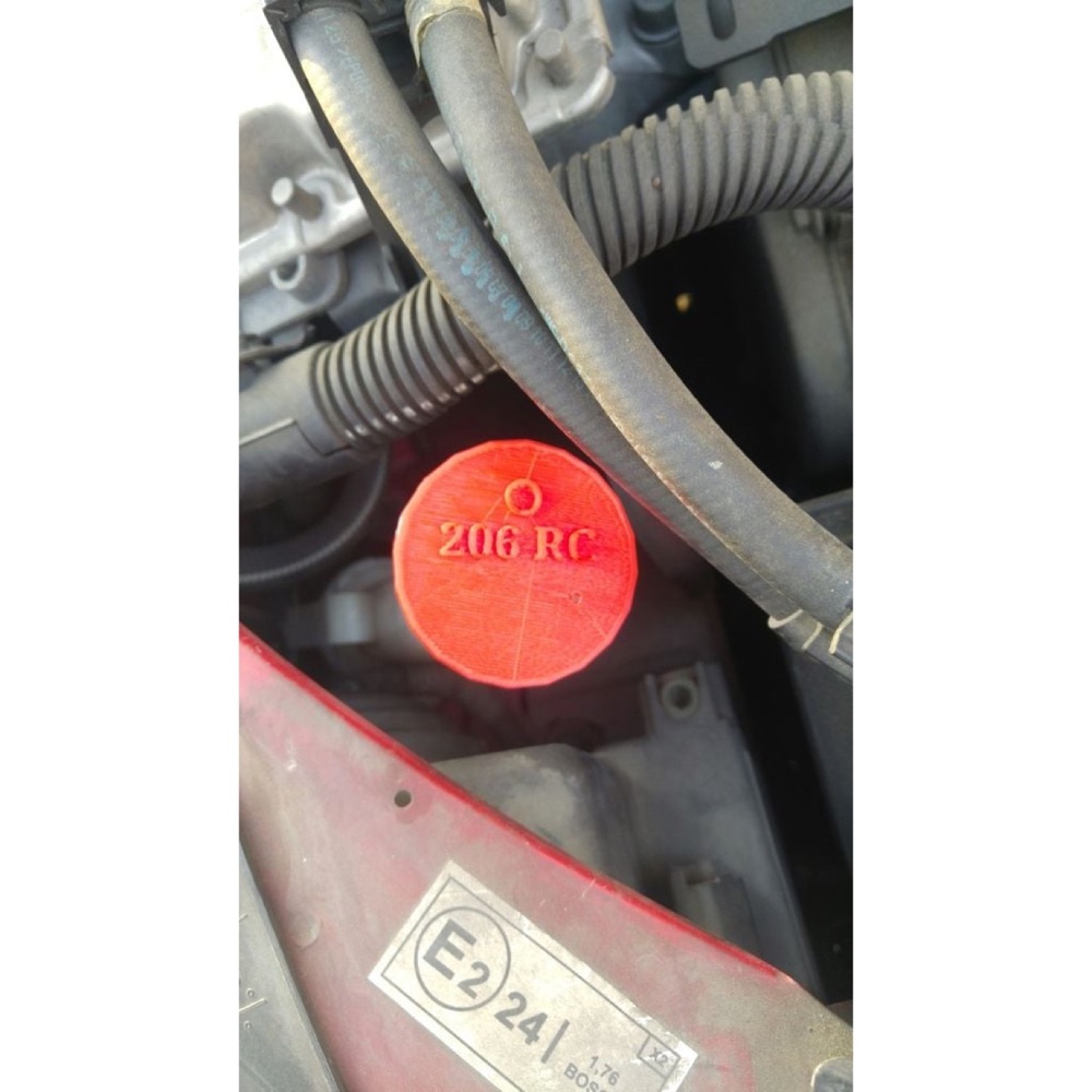 Peugeot 206 Cam Suyu Depo Kapağı