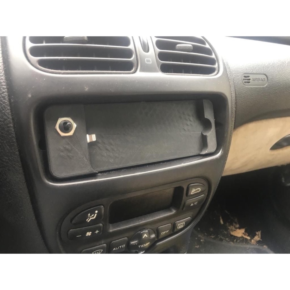 Peugeot 206 iPhone 6/6s Uyumlu Radyo Yuvası Telefon Standı görsel 2