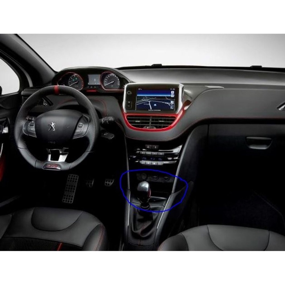 Peugeot 208 Bardaklık İçi Düzenleyici Konsol Kutusu görsel 2