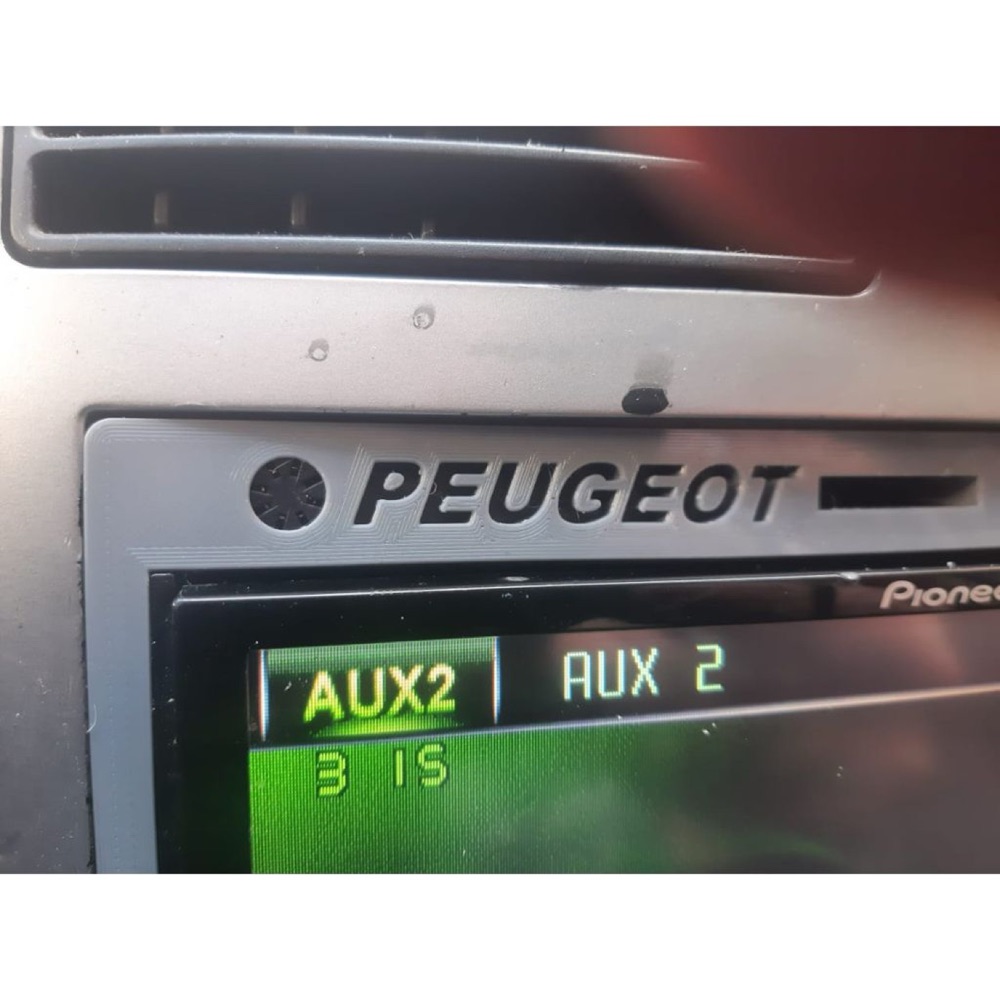 Peugeot 307 2 DIN Double Teyp Çerçevesi görsel 2
