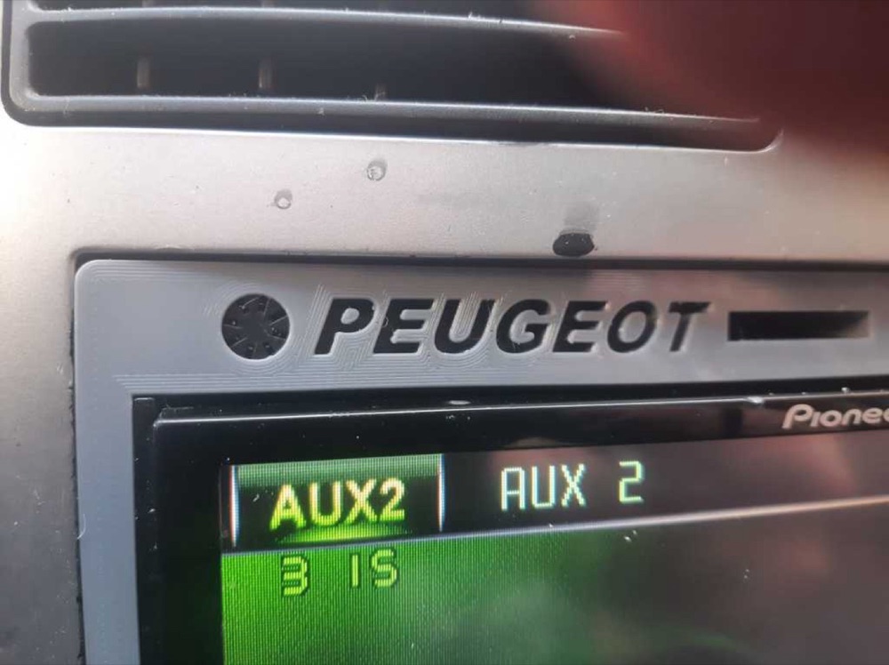 Peugeot 307 2 DIN Teyp Çerçevesi görsel 3