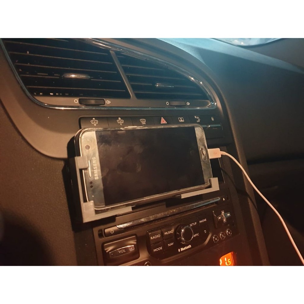 Peugeot 5008 Uyumlu Samsung S7 Telefon Tutucu